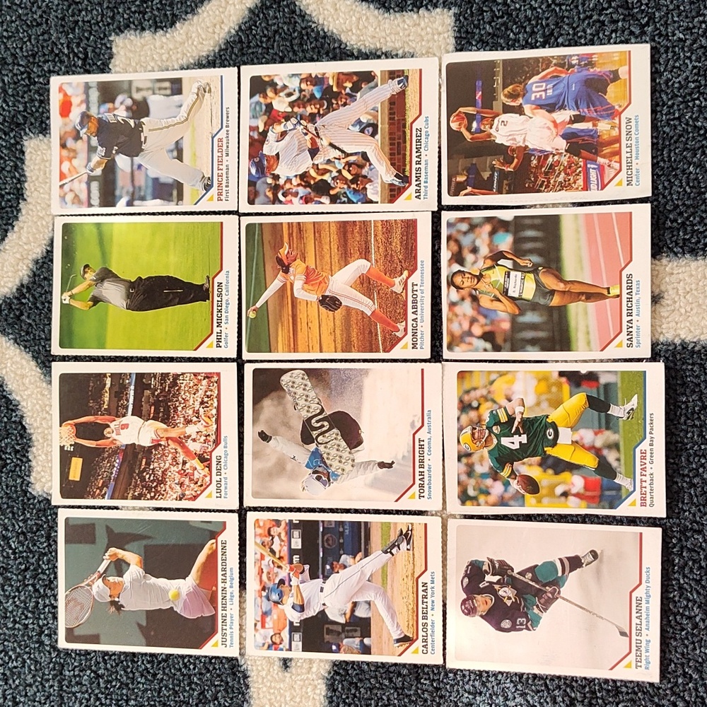 Sports Illustrated Kids Trading Cards #2 - Set of 12 - GUC